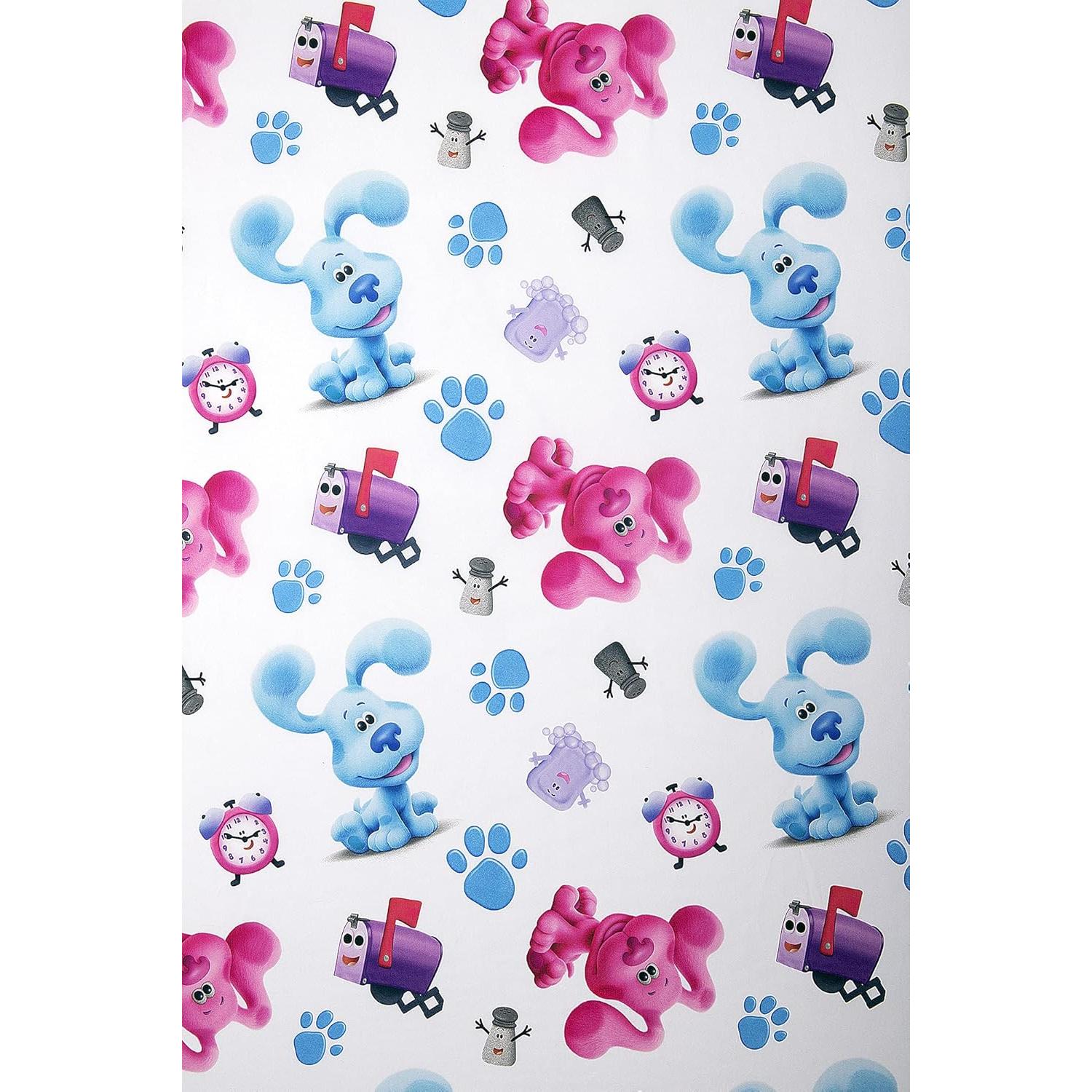 Juego de Ropa de Cama 4 Piezas Blues Clues Azul Reversible