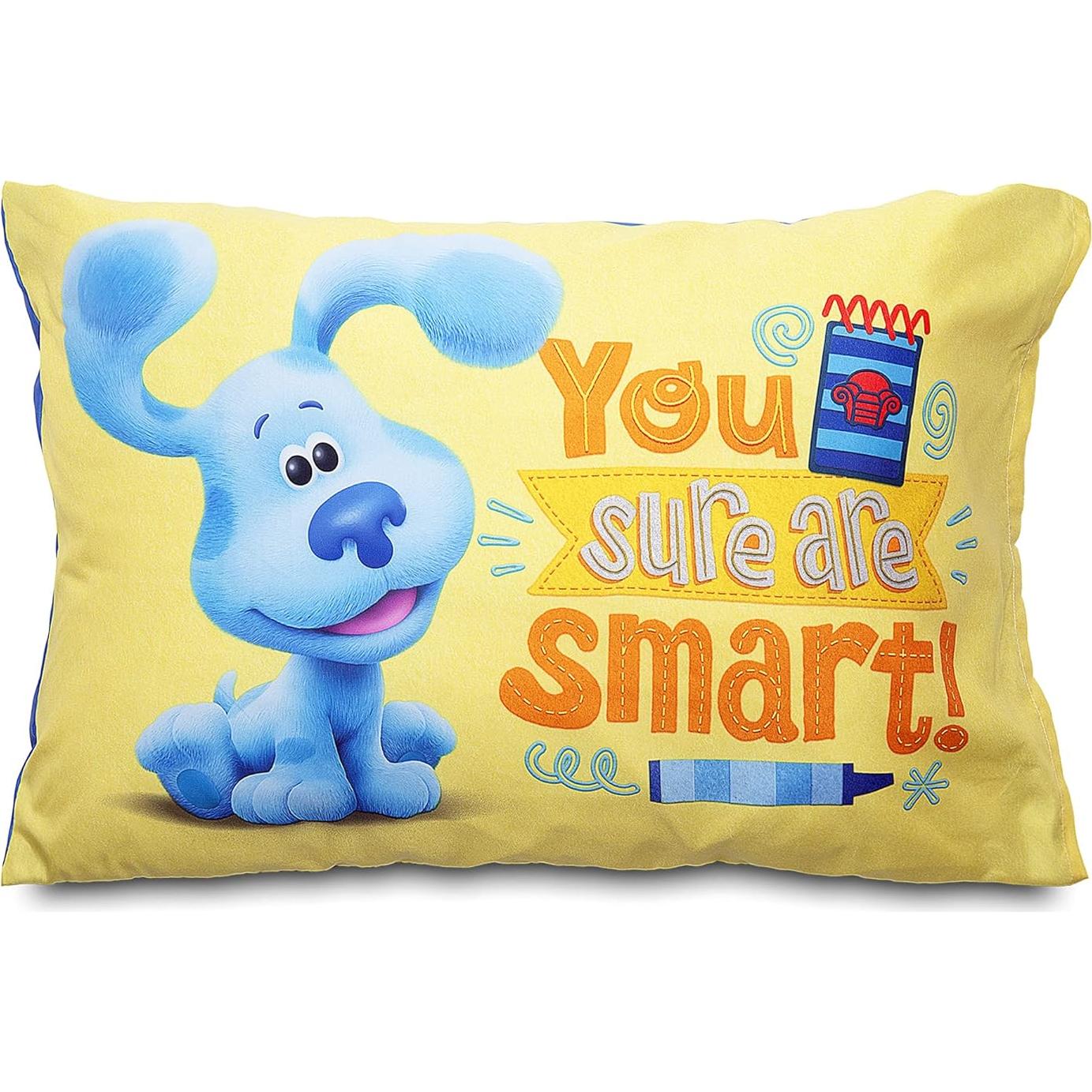 Juego de Ropa de Cama 4 Piezas Blues Clues Azul Reversible