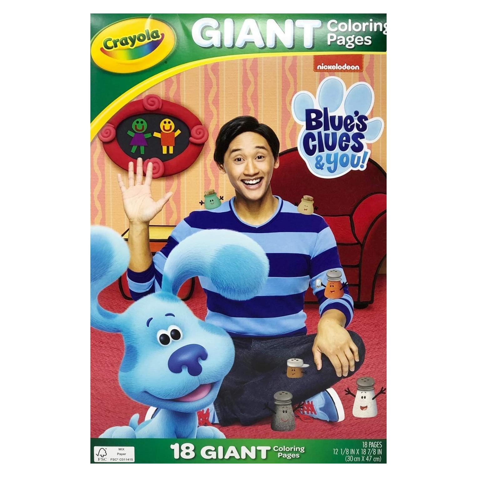 Set de Páginas para Colorear Gigantes Blue's Clues 18 Páginas