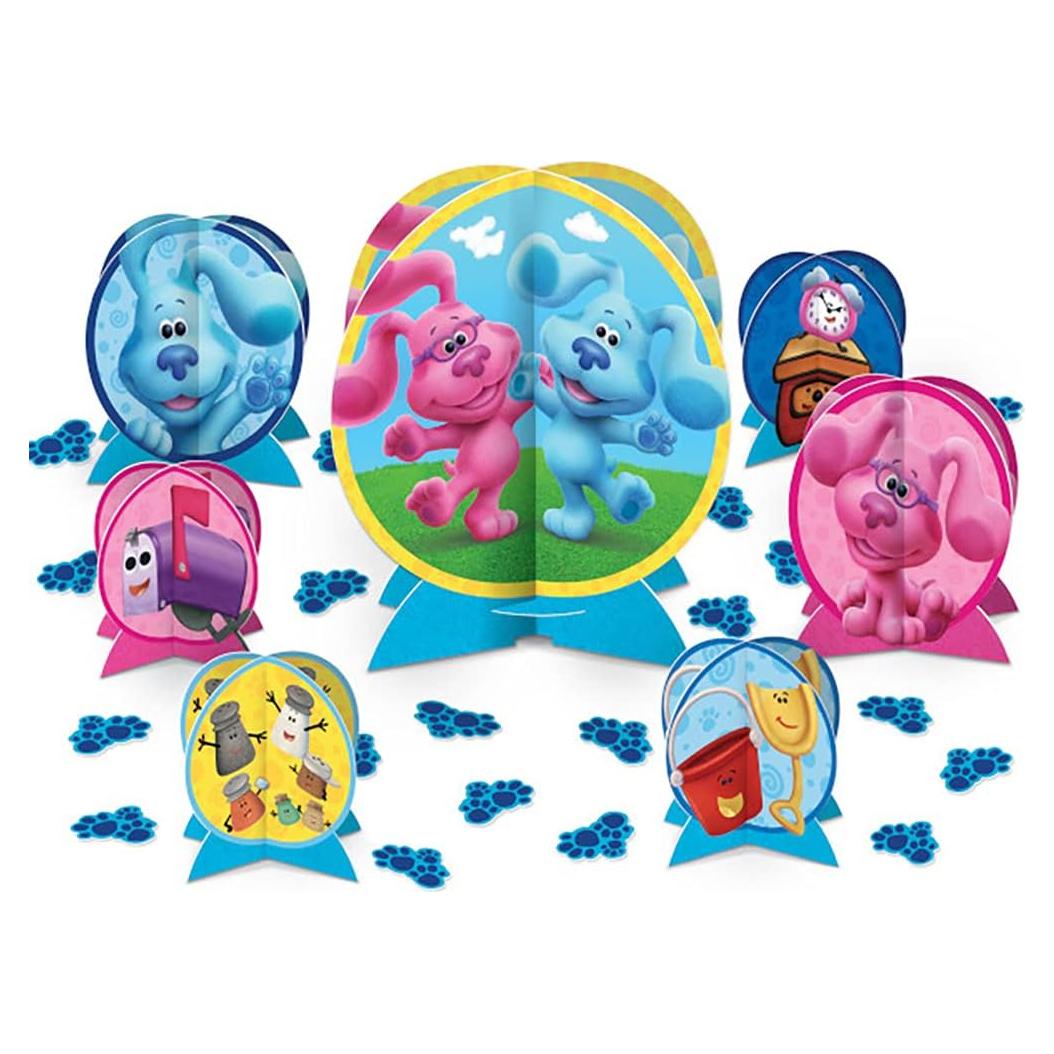 Kit de Centro de Mesa Amscan Blues Clues - 27 Piezas
