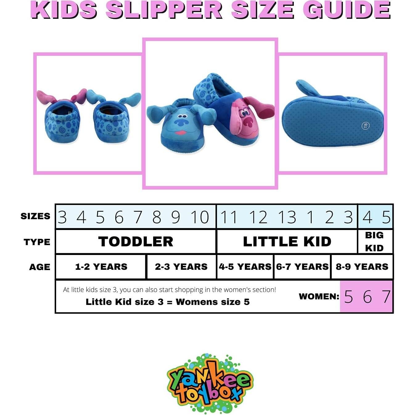 Zapatillas de felpa Blue's Clues para niños - Aline - Tallas 21-28