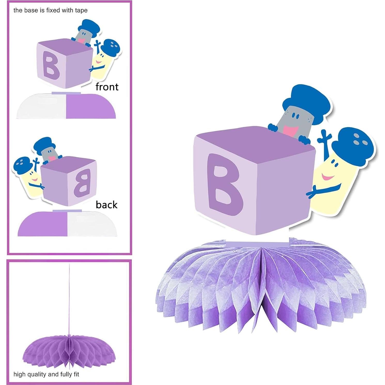 Centros de Mesa de Panal BRAVE OMNI para Cumpleaños de Perros