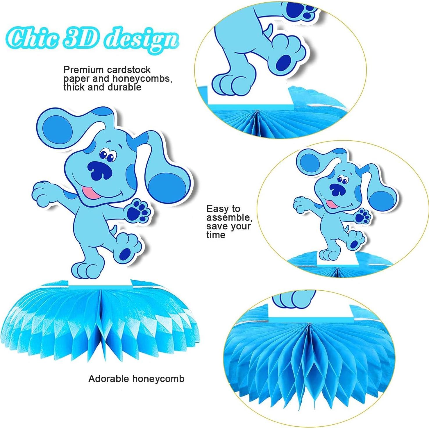 Centros de Mesa de Panal BRAVE OMNI para Cumpleaños de Perros