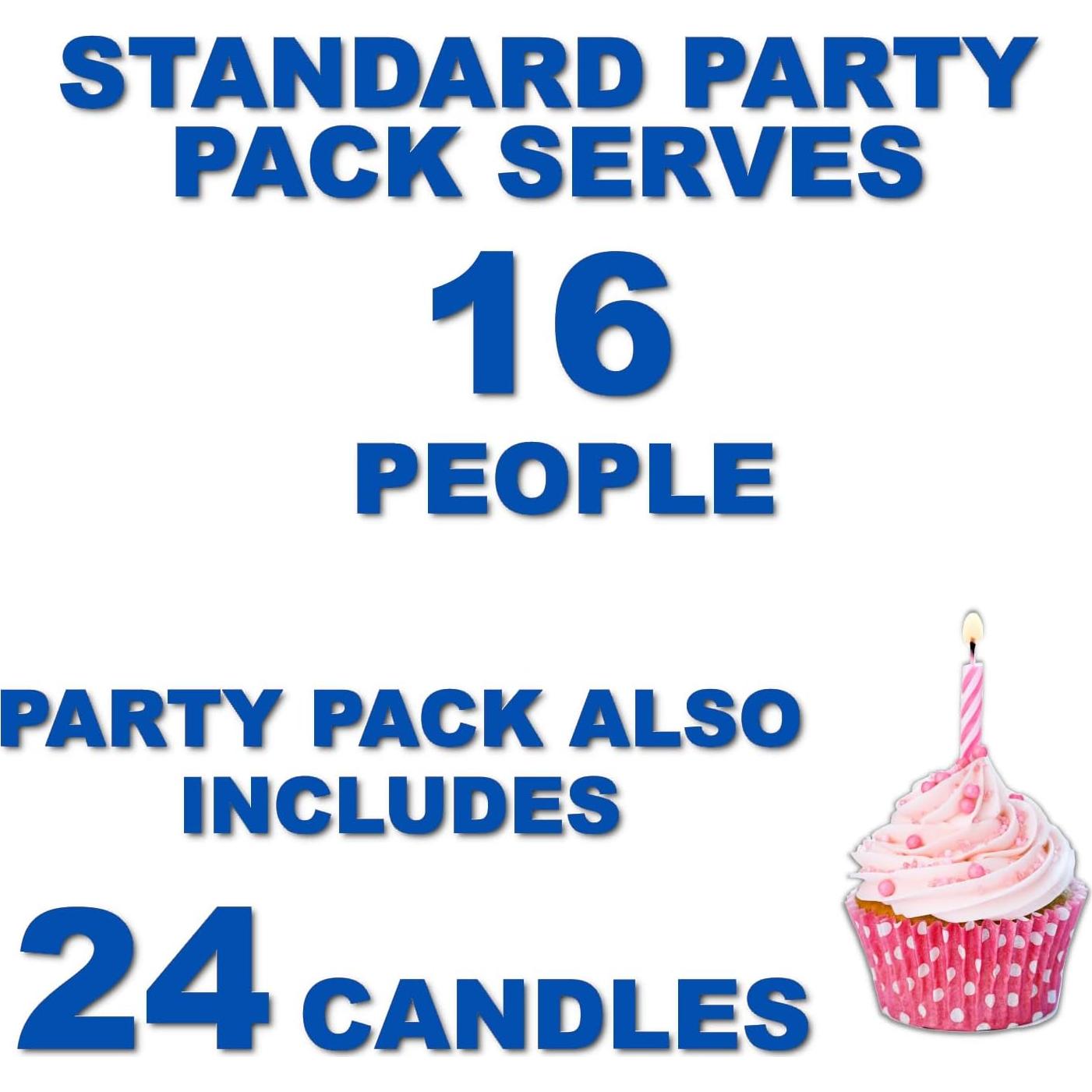 Suministros de Fiesta de Cumpleaños Blues Clues - Platos y Servilletas 16 Pzs + 24 Velas