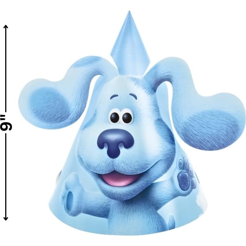Sombreros de Fiesta Blue's Clues - Paquete de 8 - Diseño Único