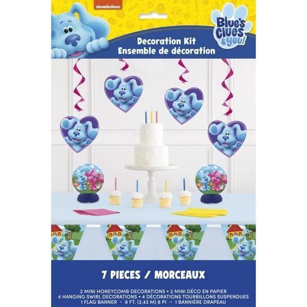 Kit de Decoración de Fiesta Cumpleaños Blue's Clues Nickelodeon