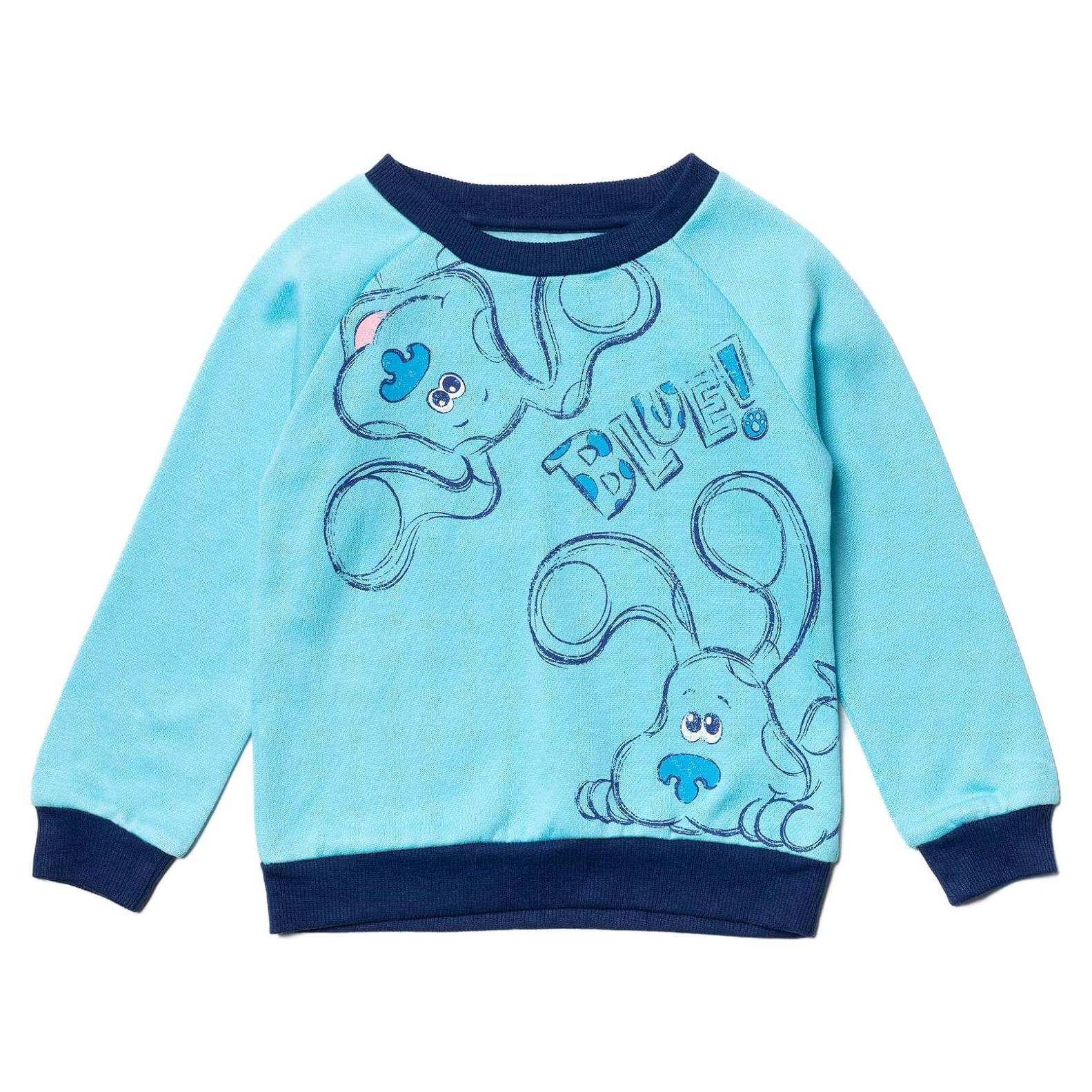 Sudadera Polar Azul Blue's Clues 12 Meses Niños