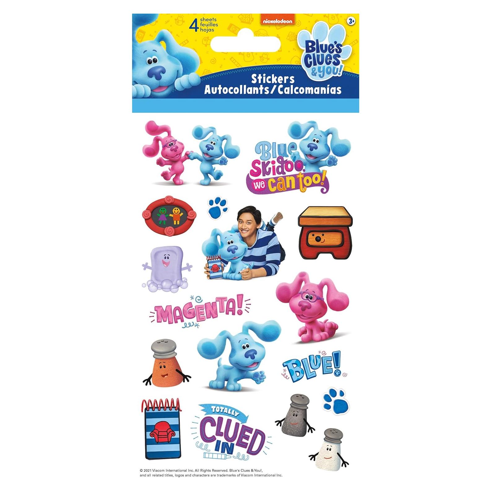 Calcomanías Pistas de Blue Trends International - 4 Hojas Multicolor