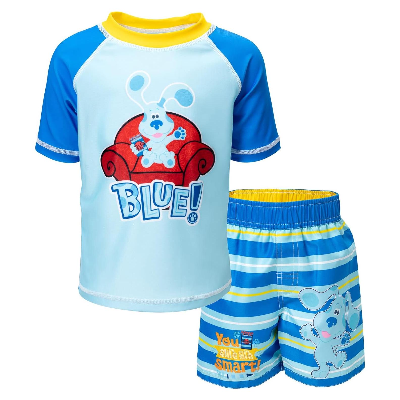 Camiseta y Pantalones Cortos de Baño Blue's Clues 18 Meses