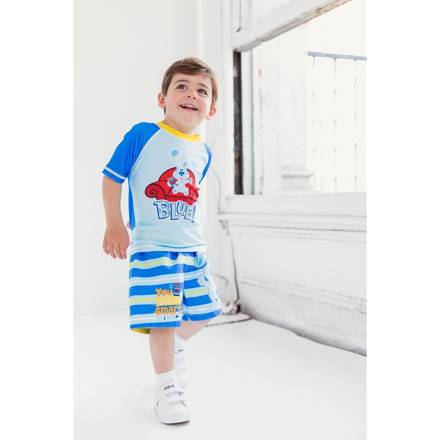 Camiseta y Pantalones Cortos de Baño Blue's Clues 18 Meses