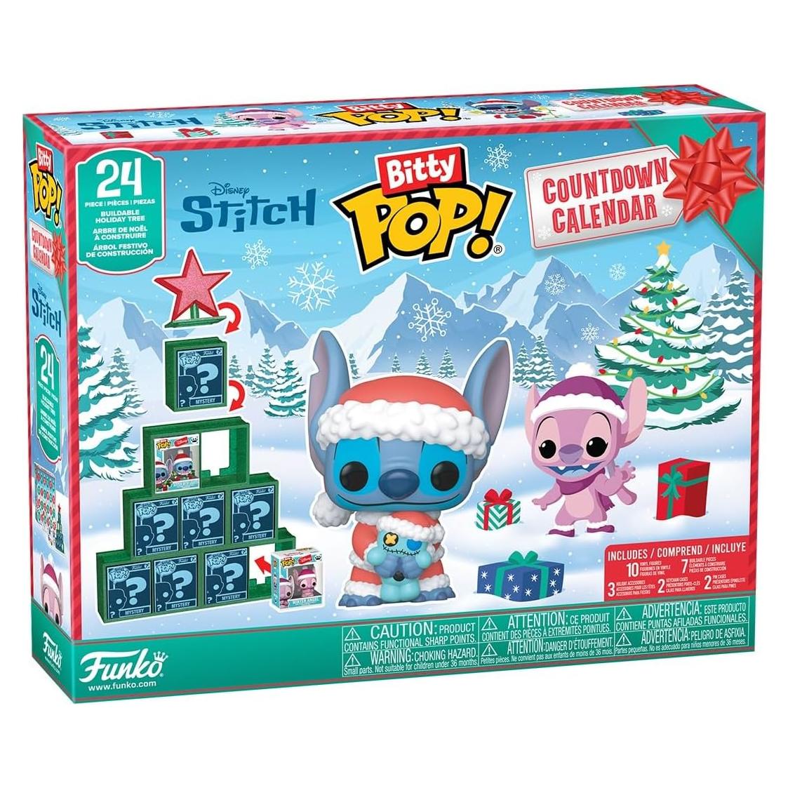 Calendario de Cuenta Regresiva Bitty Funko Pop! Stitch 24 Días
