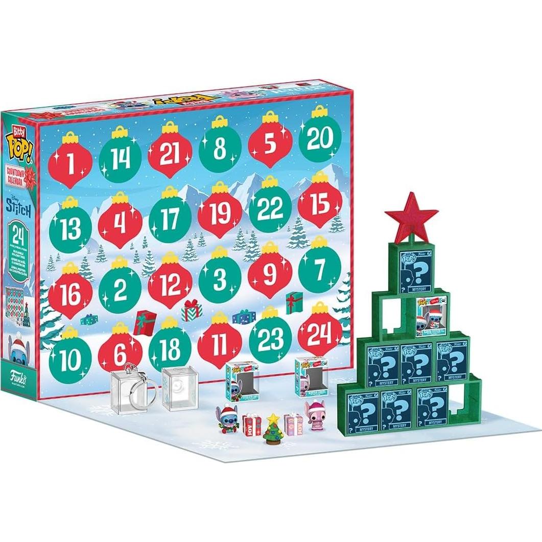 Calendario de Cuenta Regresiva Bitty Funko Pop! Stitch 24 Días
