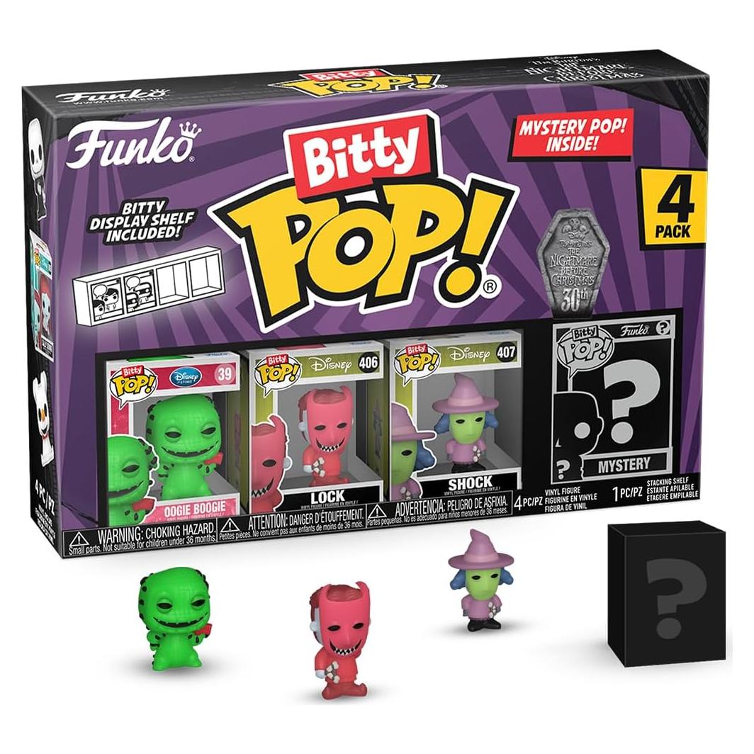 Funko Bitty Pop El Extraño Mundo de Jack - Oogie Boogie 4PK