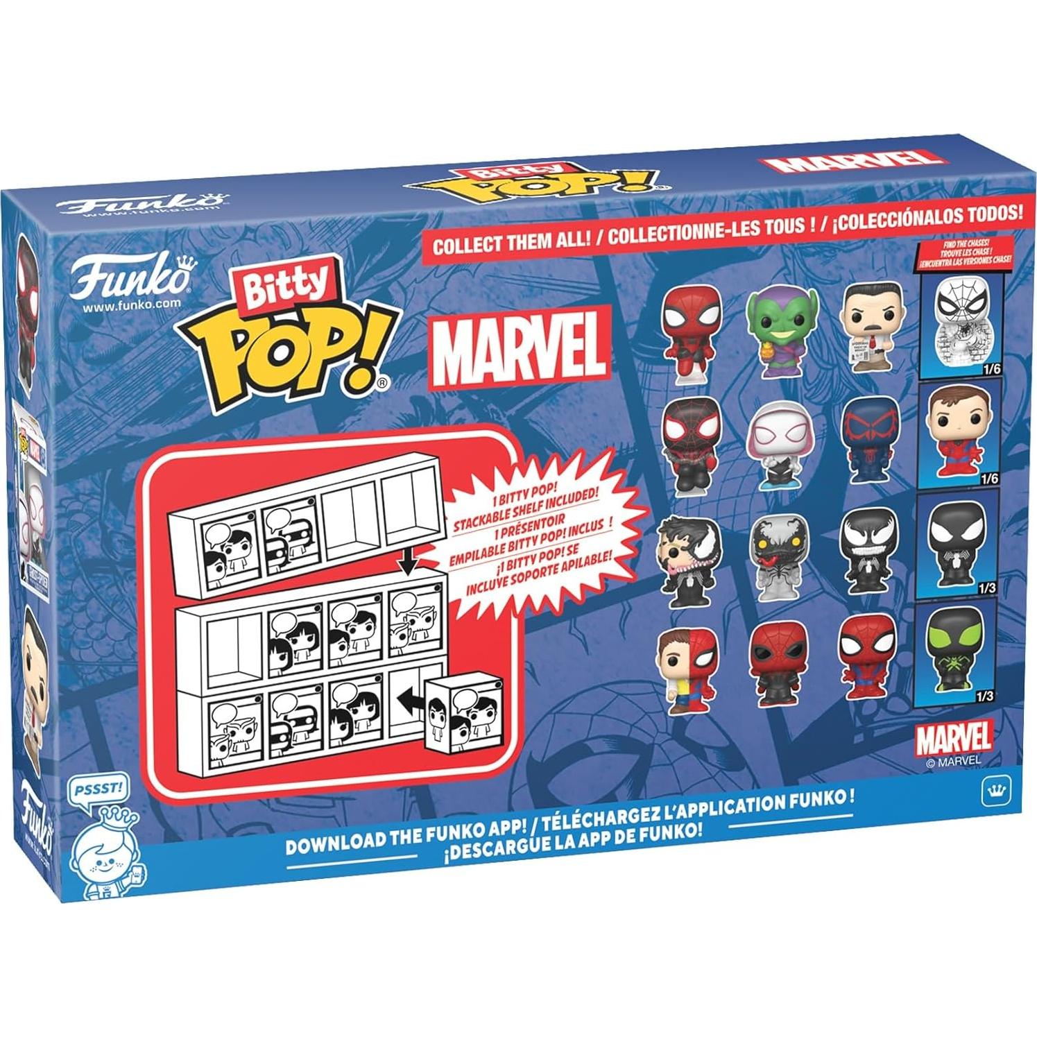 Funko Pop! Bitty Marvel - Paquete 4 figuras Venom y más