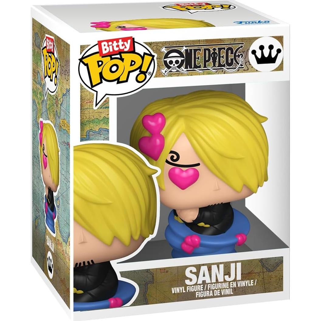 Funko Bitty Pop! One Piece - Sanji, Zeff, Krieg y figura sorpresa