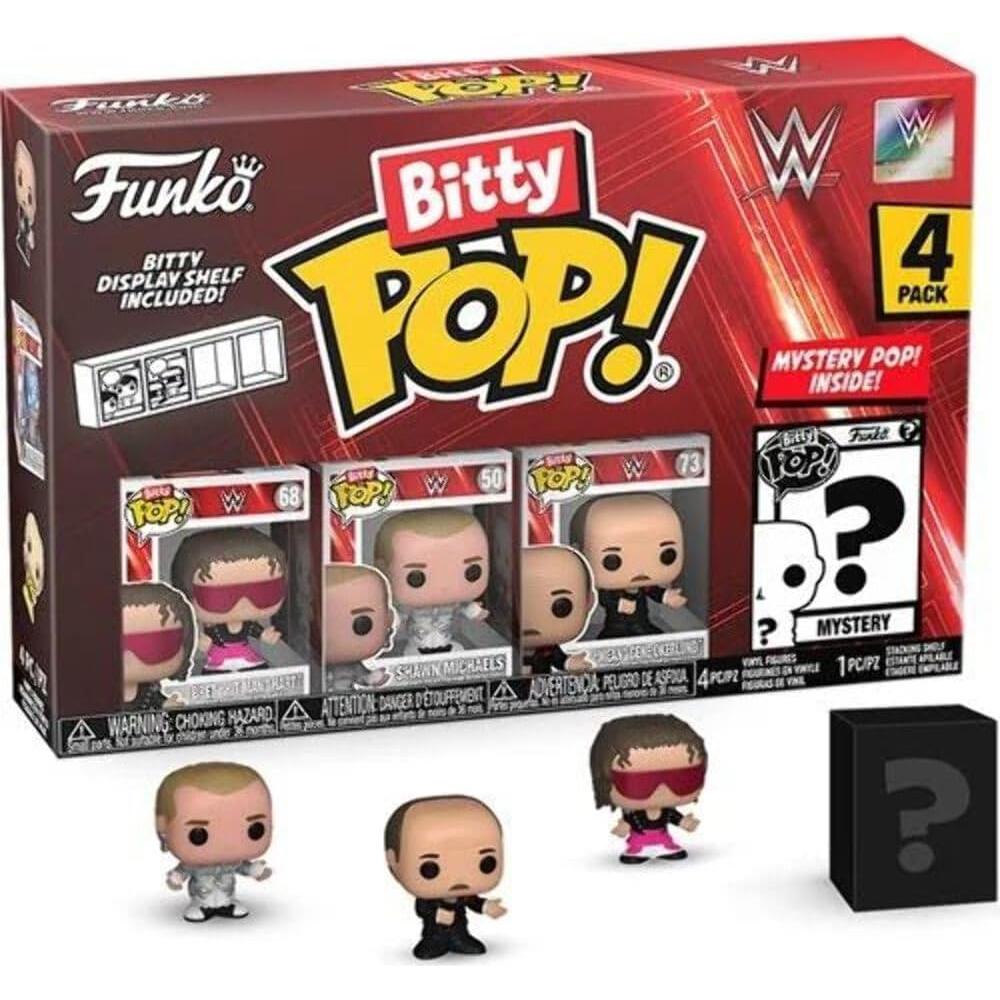 Figuras Bitty Pop! WWE Funko - Paquete de 4 Miniaturas