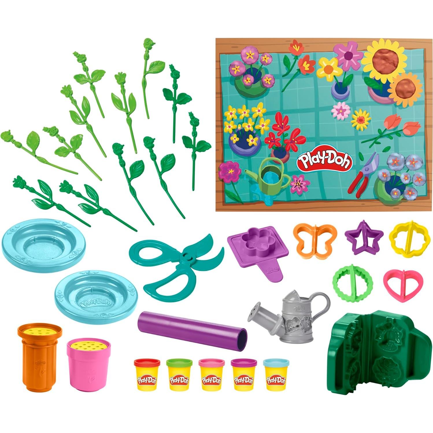 Juego de Floristería Play-Doh 27 Accesorios Jardín 3+