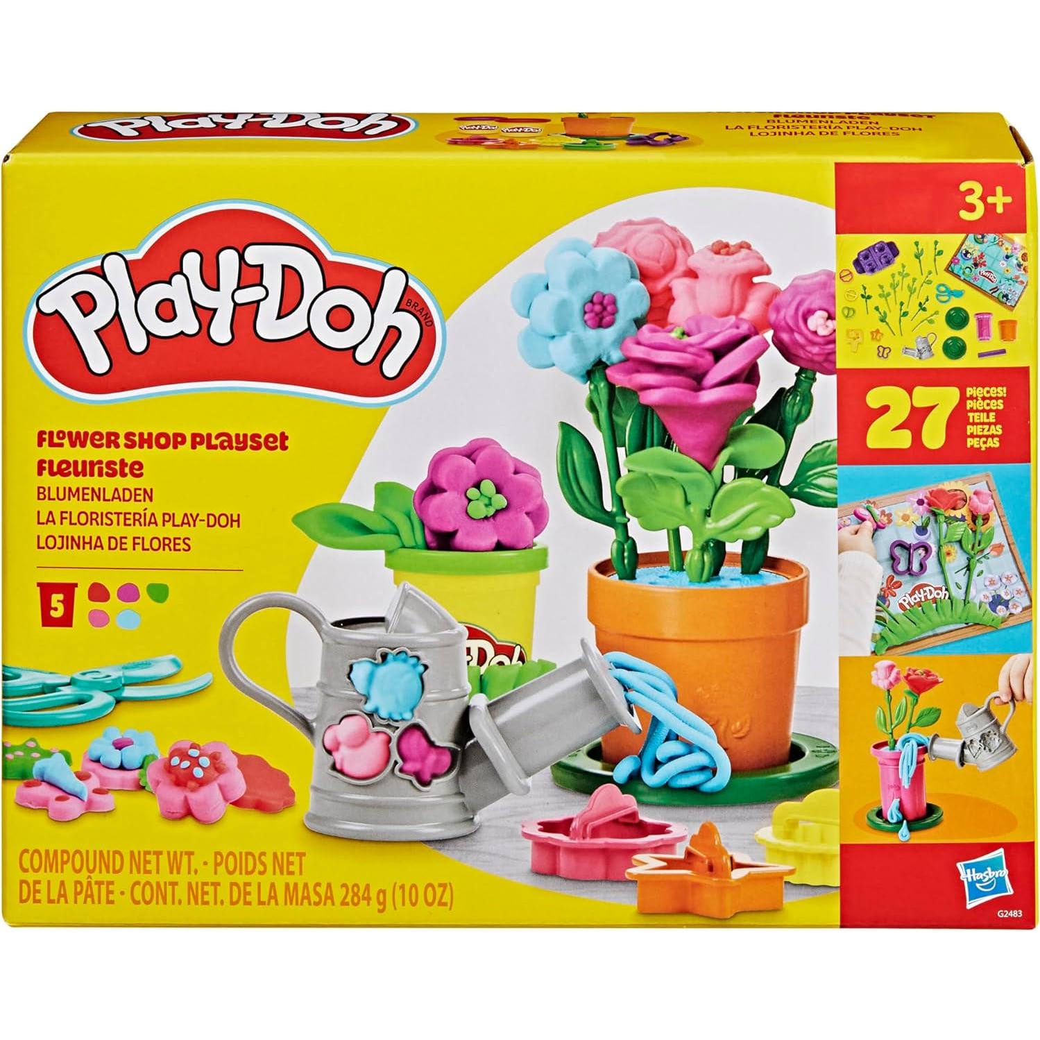 Juego de Floristería Play-Doh 27 Accesorios Jardín 3+