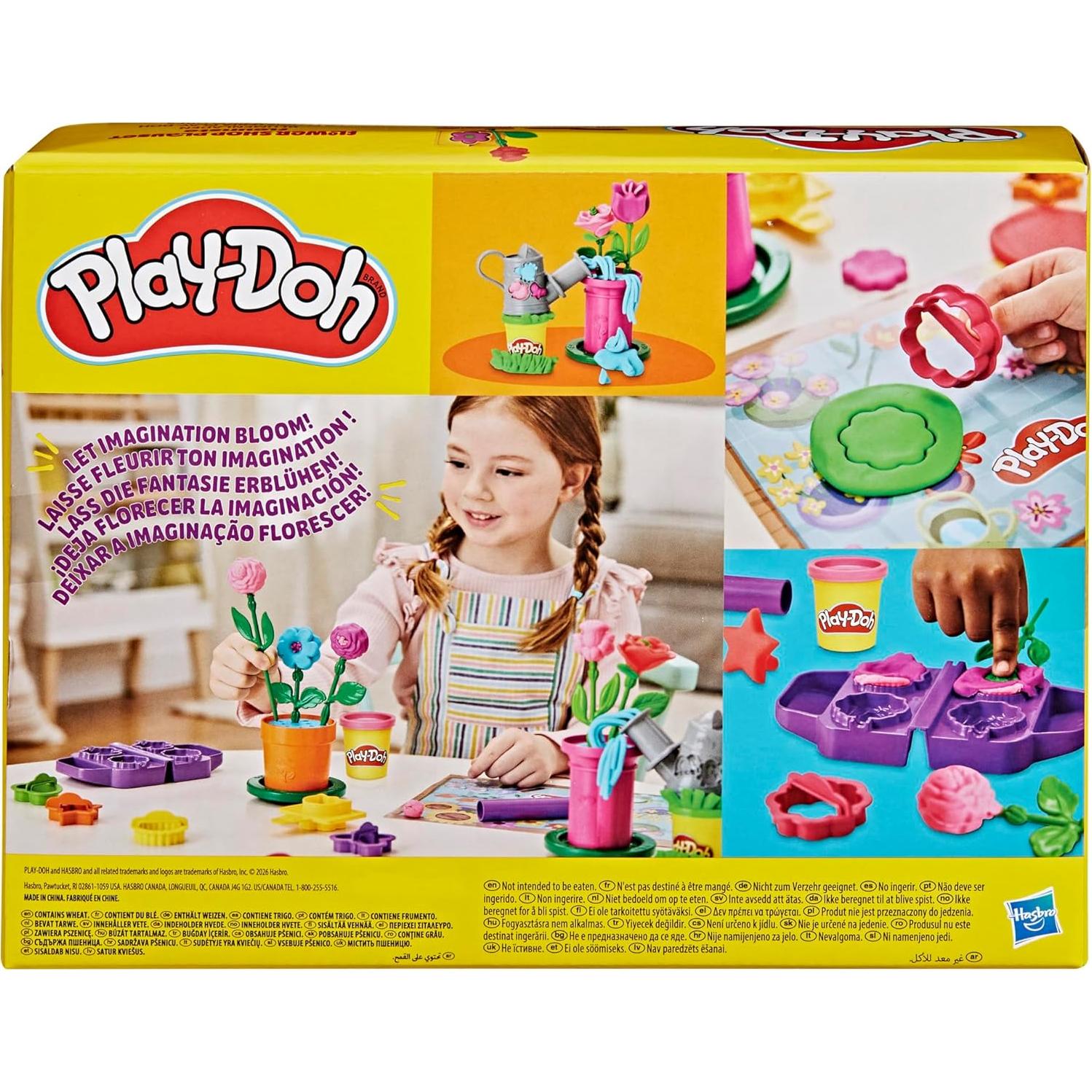 Juego de Floristería Play-Doh 27 Accesorios Jardín 3+