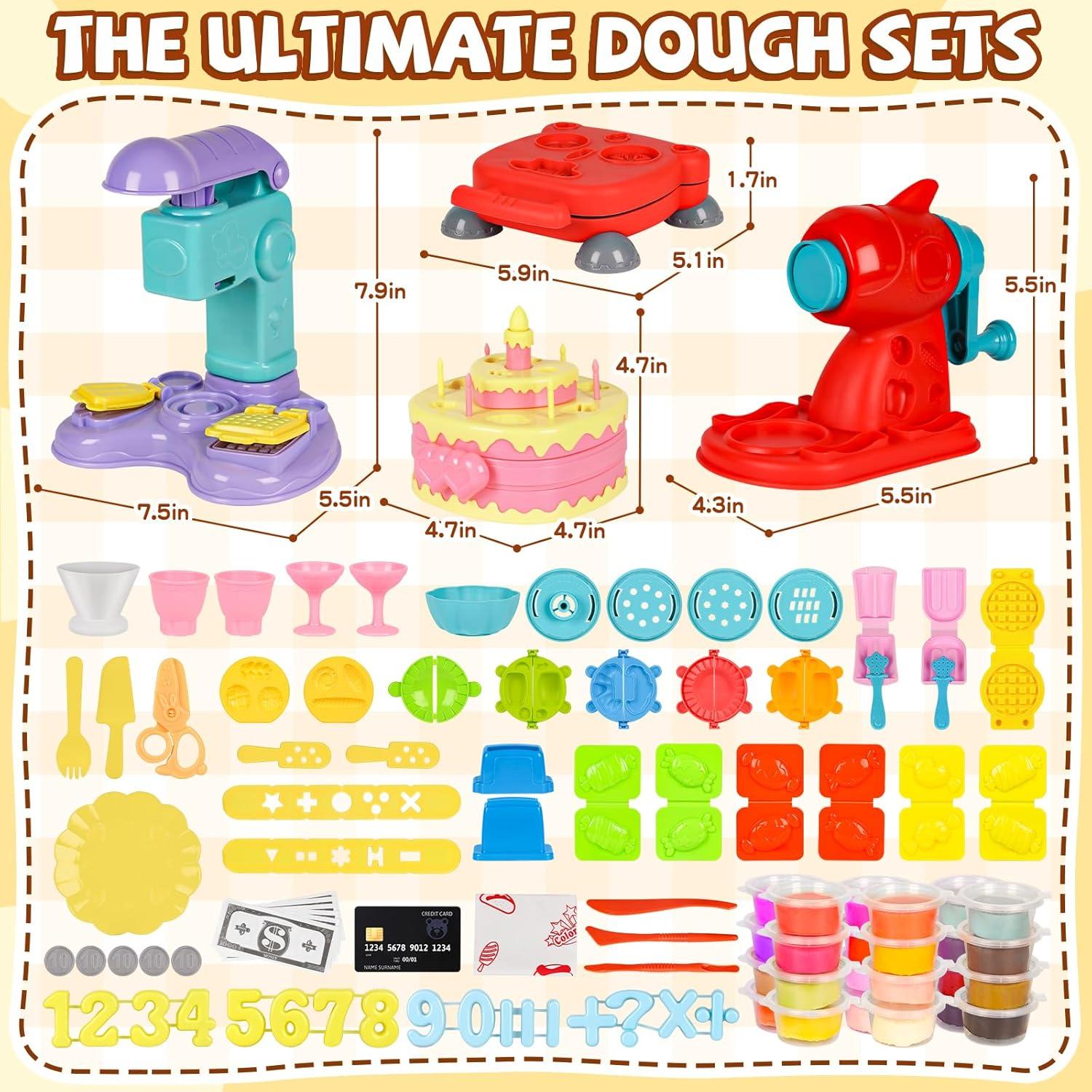 Conjunto de Plastilina 4-en-1 Pickuparts 87 Piezas para Niños