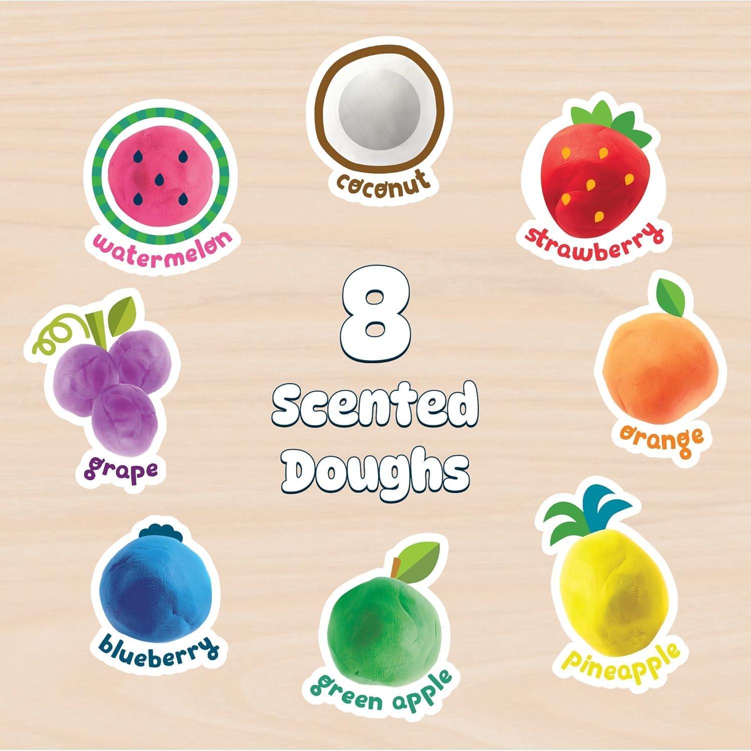 Masa Táctil Whoa Dough Aromas Chuckle & Roar - 8 Colores