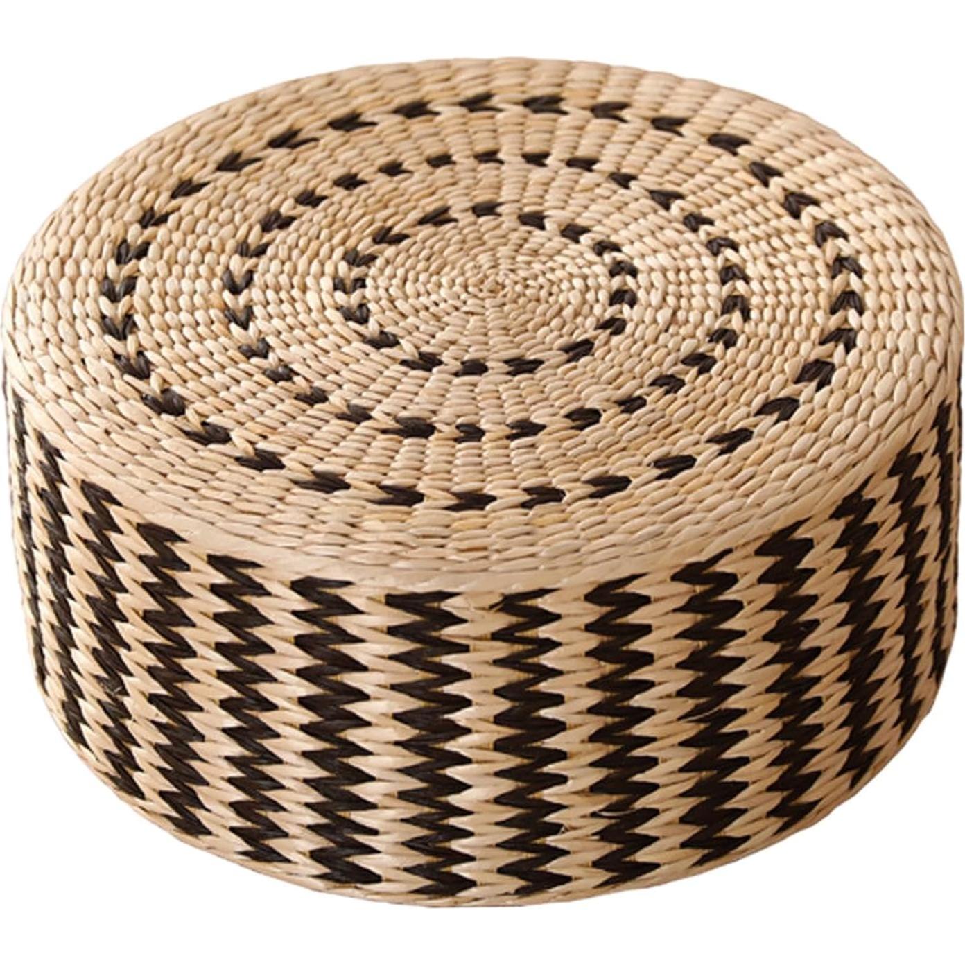 Cojín de Meditación Leefasy Redondo 45cm Negro Suave