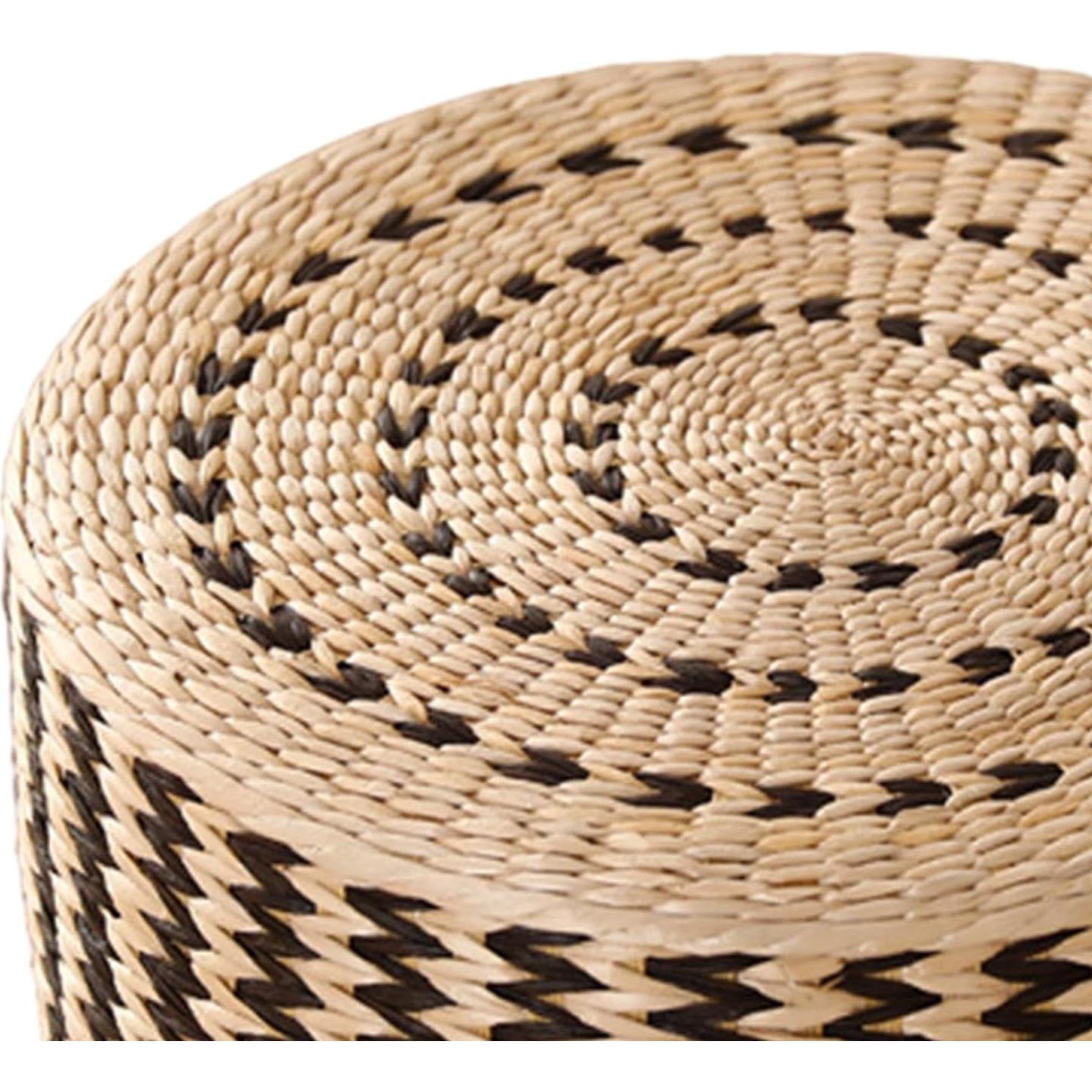 Cojín de Meditación Leefasy Redondo 45cm Negro Suave