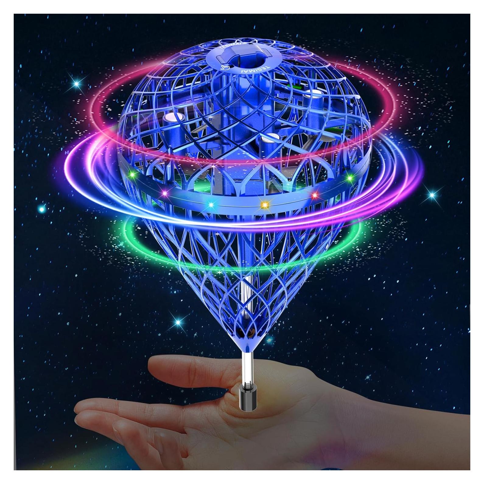 Bola Voladora Dhapy Azul-L 360° Controlada por Mano