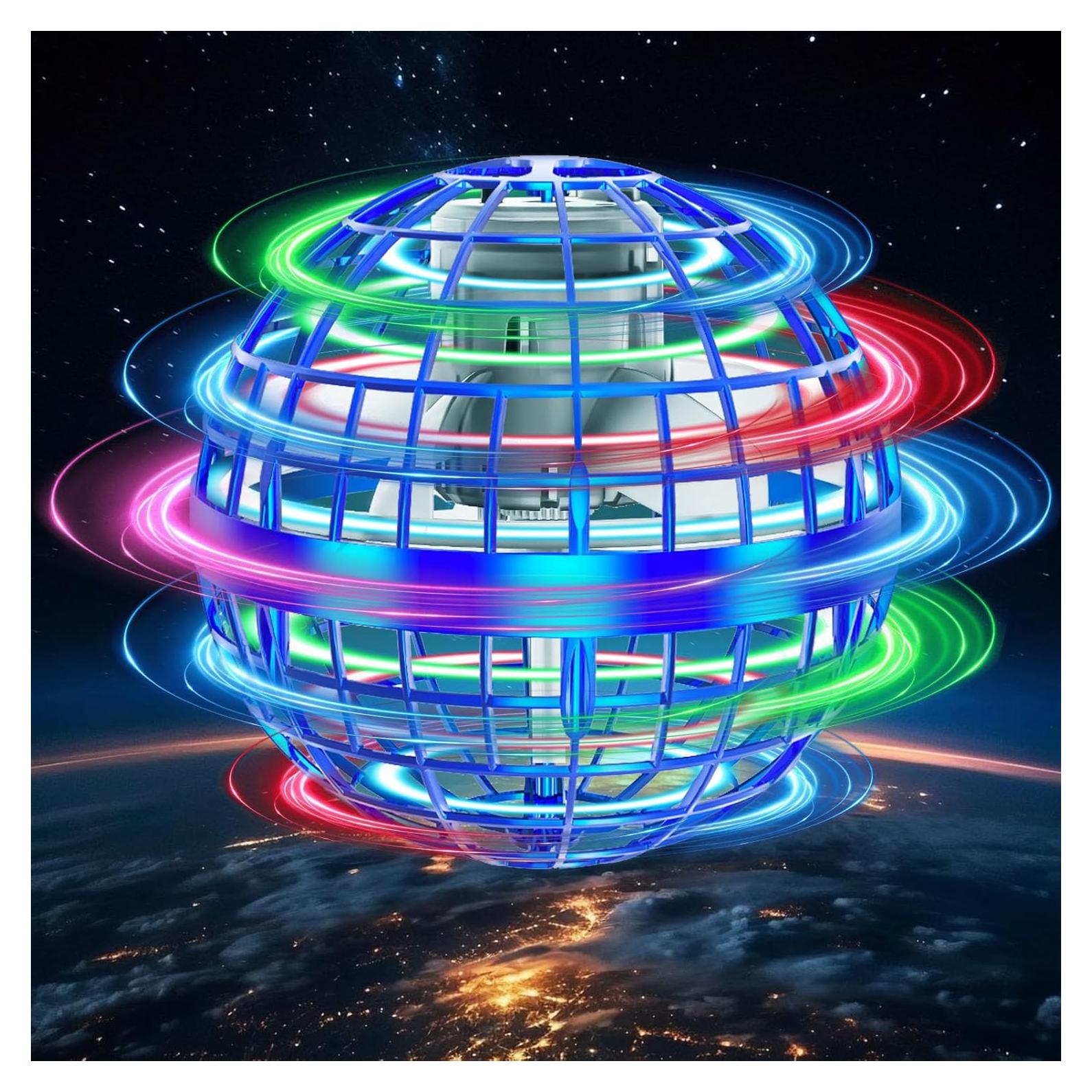 Dron Volador Controlado por Mano PlanCiTi TSM006-B Azul