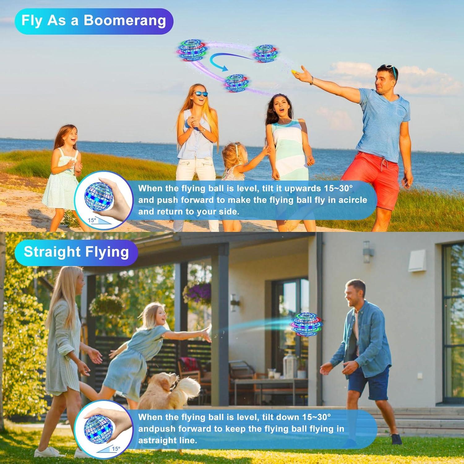 Dron Volador Controlado por Mano PlanCiTi TSM006-B Azul