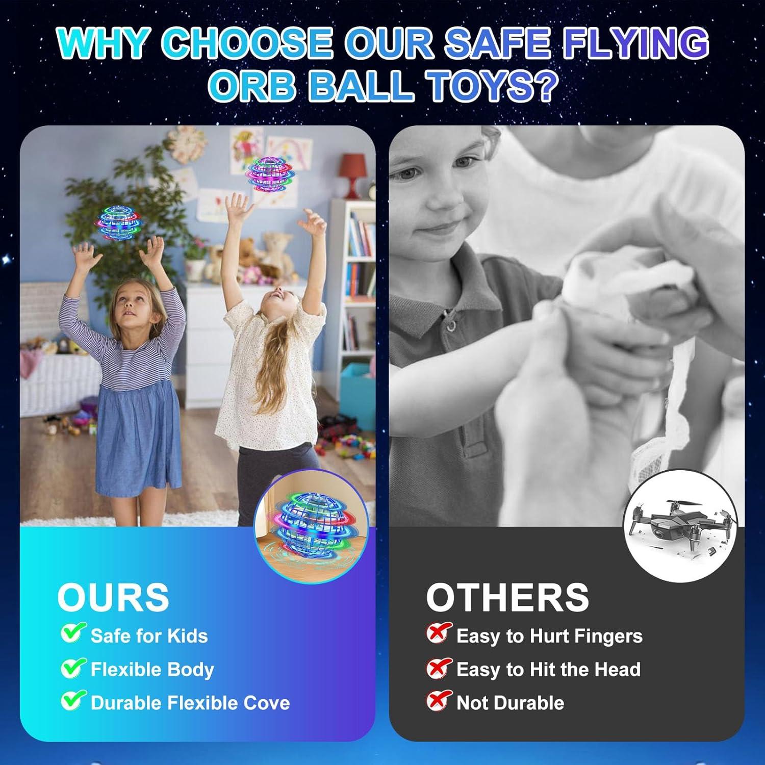 Dron Volador Controlado por Mano PlanCiTi TSM006-B Azul