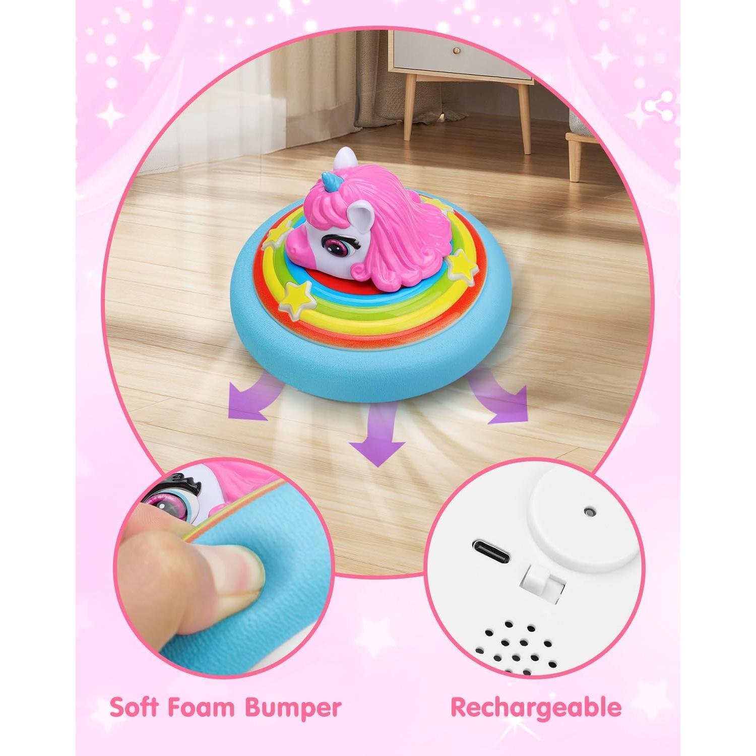 Pelota de Fútbol Flotante Unicornio LED Recargable 18cm