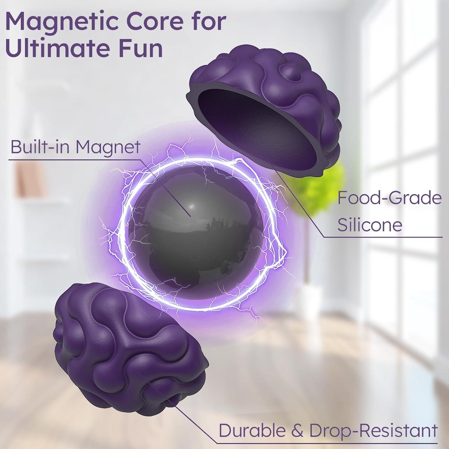 Bolas Sensoriales Magnéticas PARTY TONIGHT - 8 Piezas Antiestrés