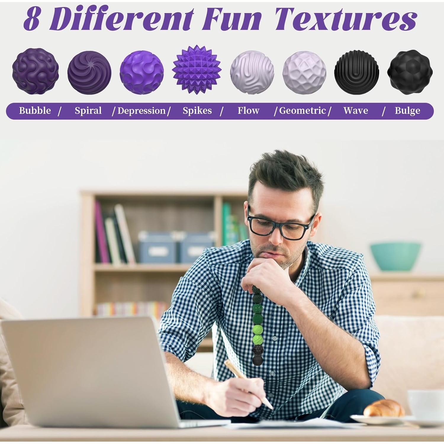 Bolas Sensoriales Magnéticas PARTY TONIGHT - 8 Piezas Antiestrés