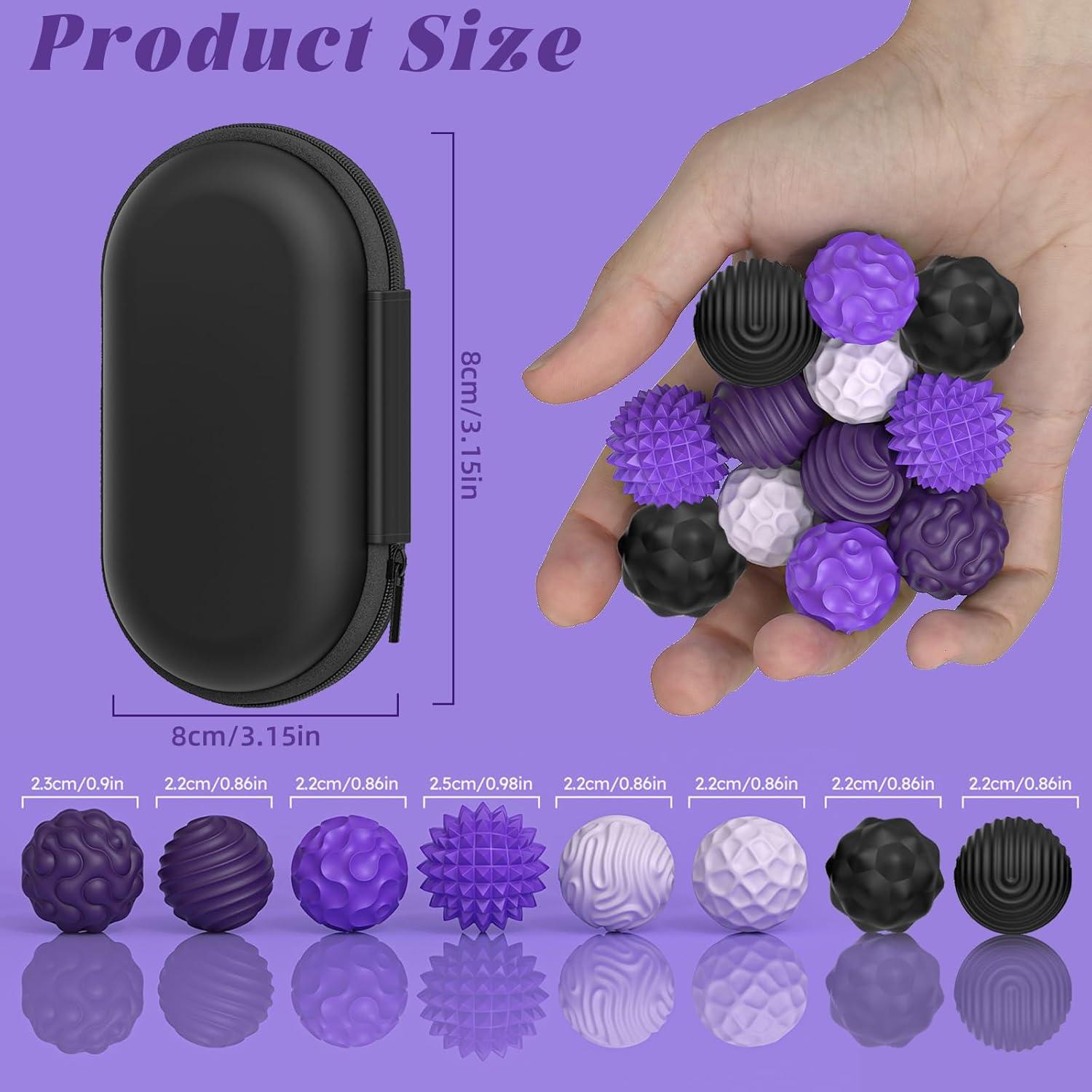 Bolas Sensoriales Magnéticas PARTY TONIGHT - 8 Piezas Antiestrés