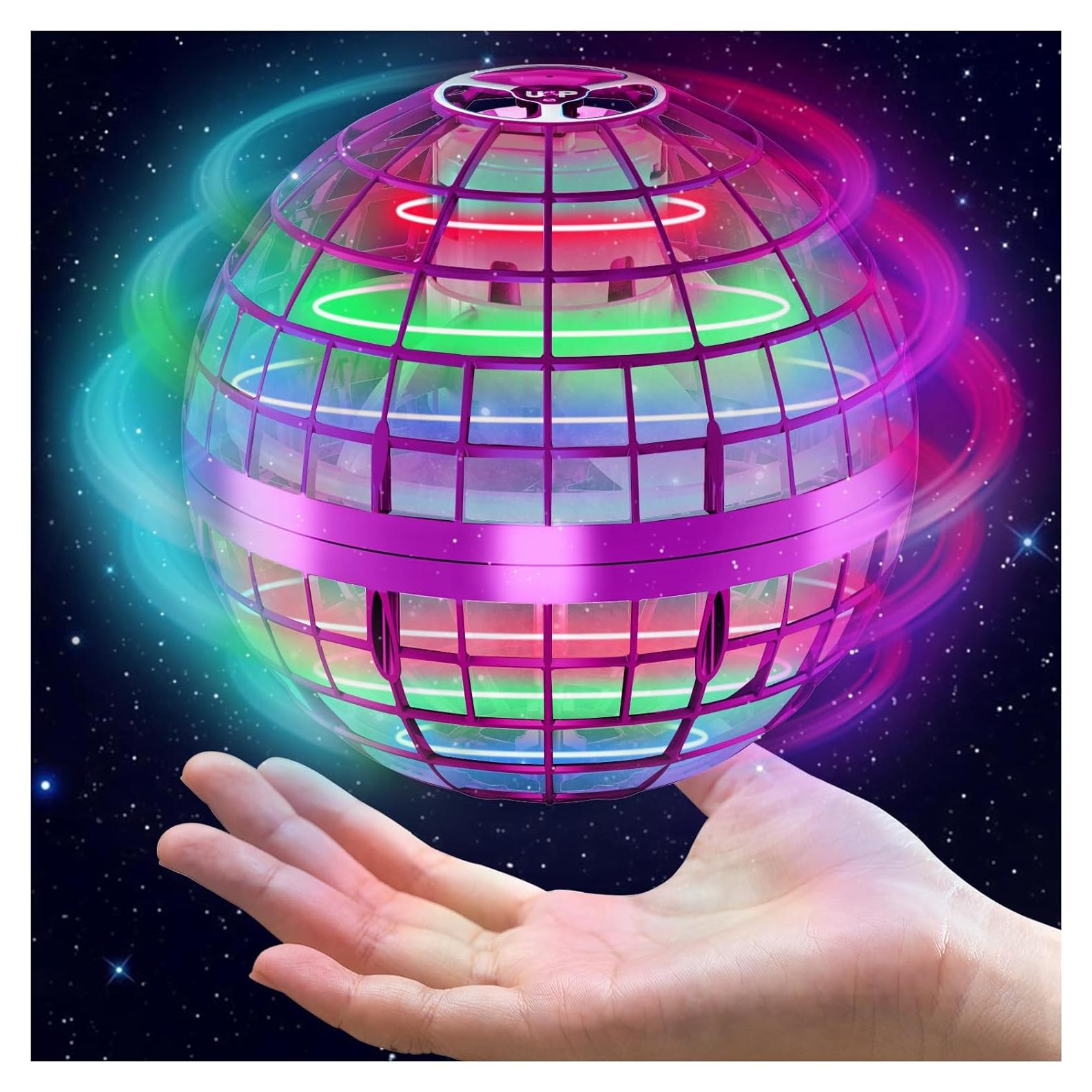 Bola Voladora Orbital LED Obbay 8.64cm - Juguete Interactivo