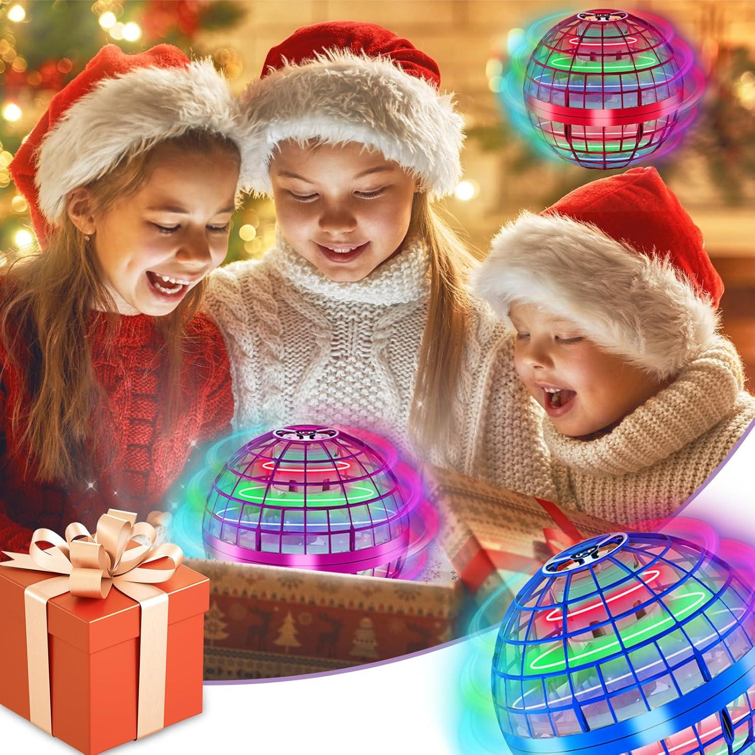 Bola Voladora Orbital LED Obbay 8.64cm - Juguete Interactivo