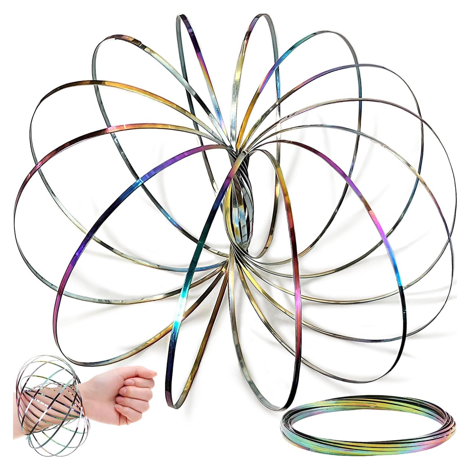 Anillo de Flujo Antiestrés Spinner Jishi 3D Acero Inoxidable