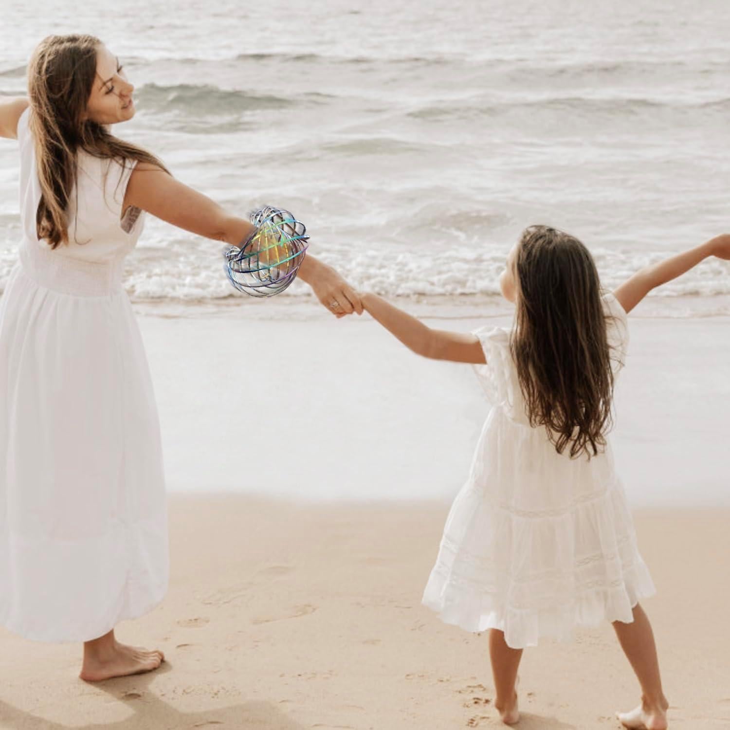 Anillo de Flujo Antiestrés Spinner Jishi 3D Acero Inoxidable