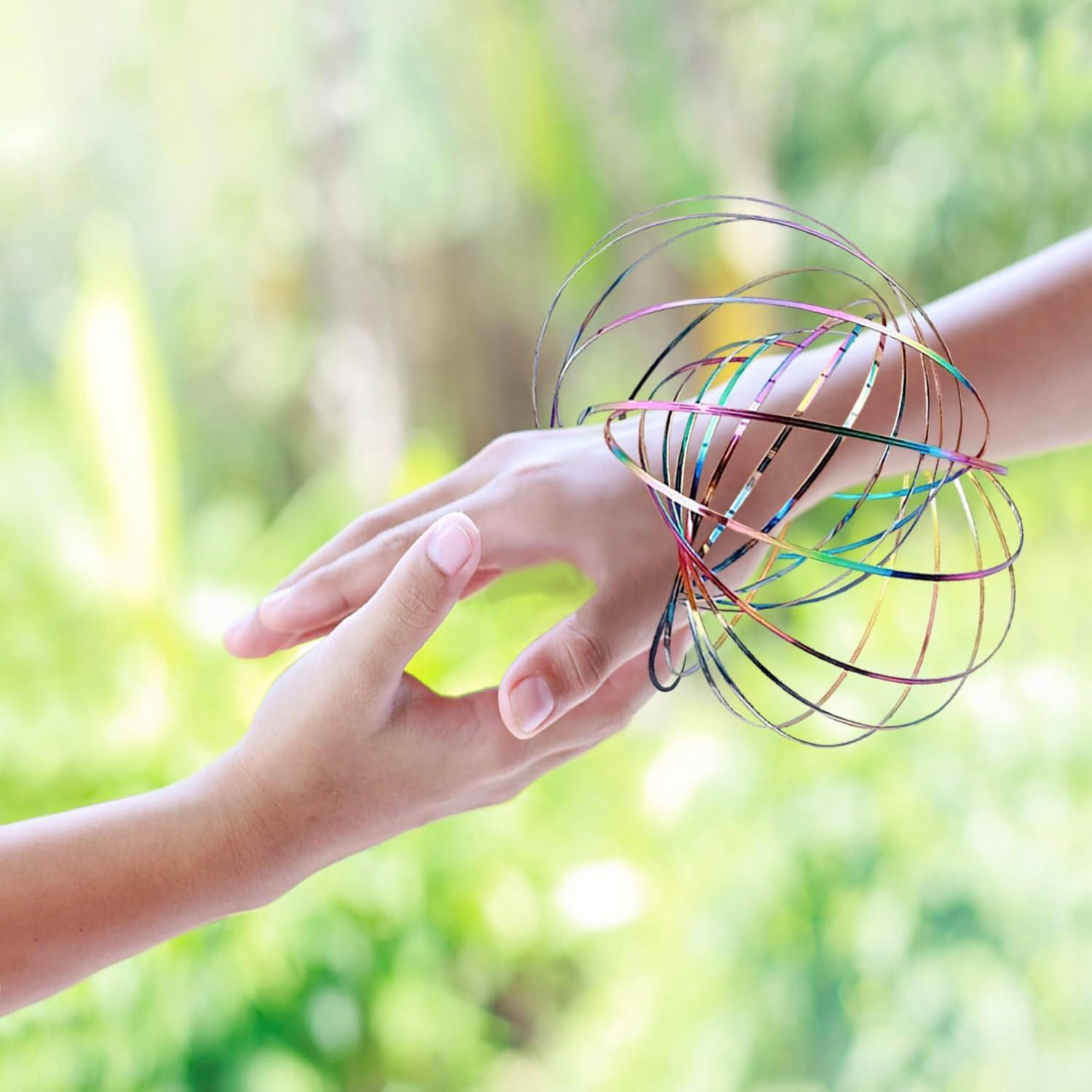 Anillo de Flujo Antiestrés Spinner Jishi 3D Acero Inoxidable