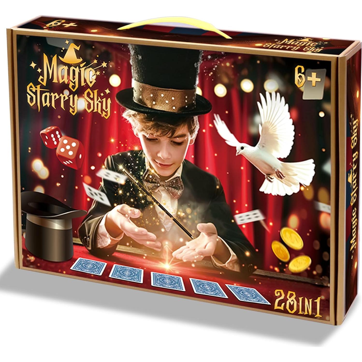 Kit de Magia 28 en 1 TENTAM para Niños 6+ Instrucciones en Video