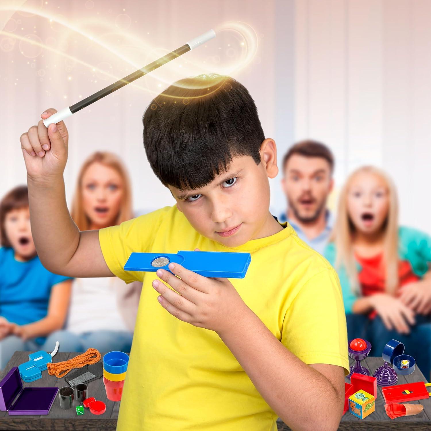 Kit de Magia Aprende y Escala para Niños - 28 Trucos Mágicos