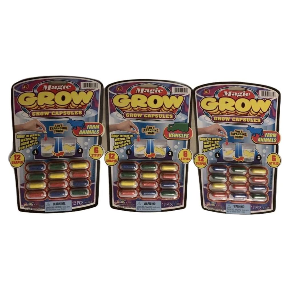 Cápsulas Mágicas Crecientes JA-RU - 12 Unidades de Animales