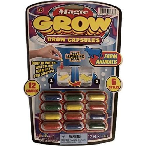 Cápsulas Mágicas Crecientes JA-RU - 12 Unidades de Animales