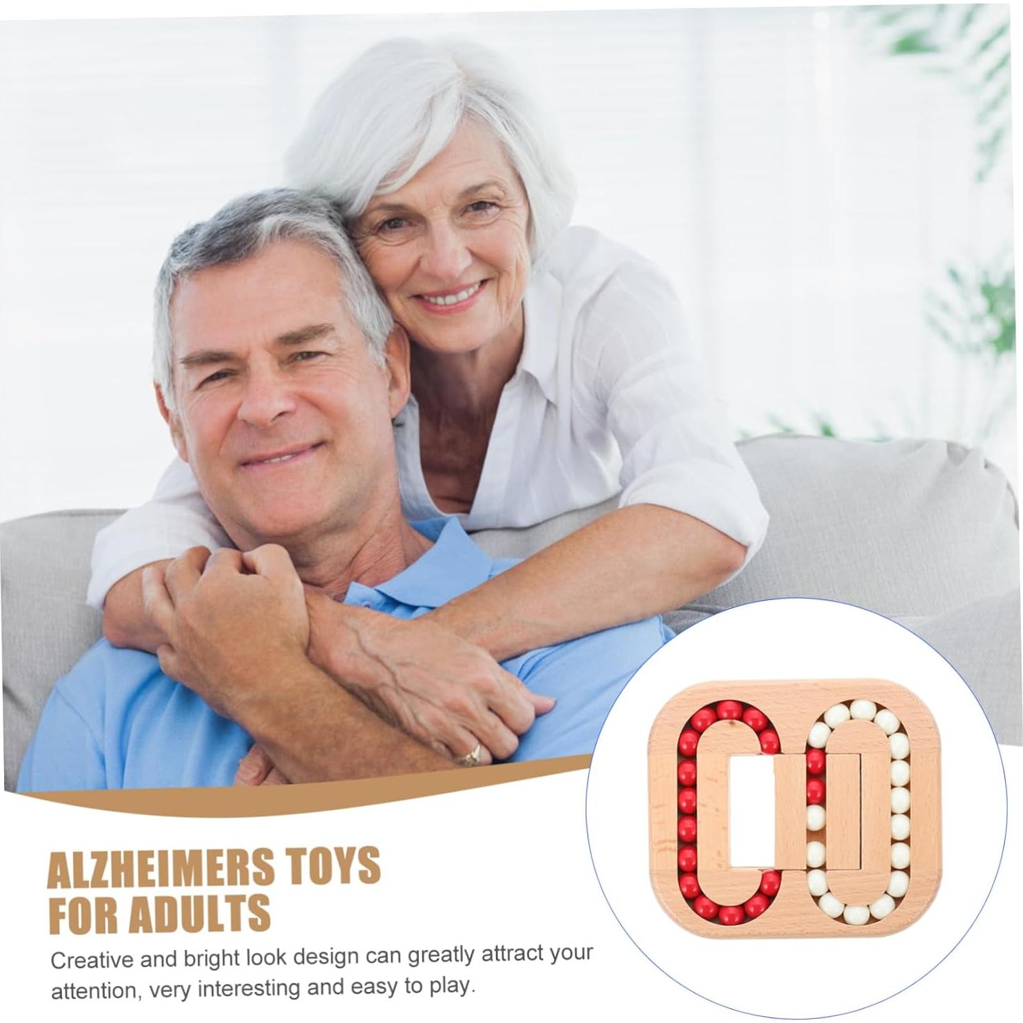 Cubo Giratorio de Madera Toyvian para Aliviar Estrés 33x29cm