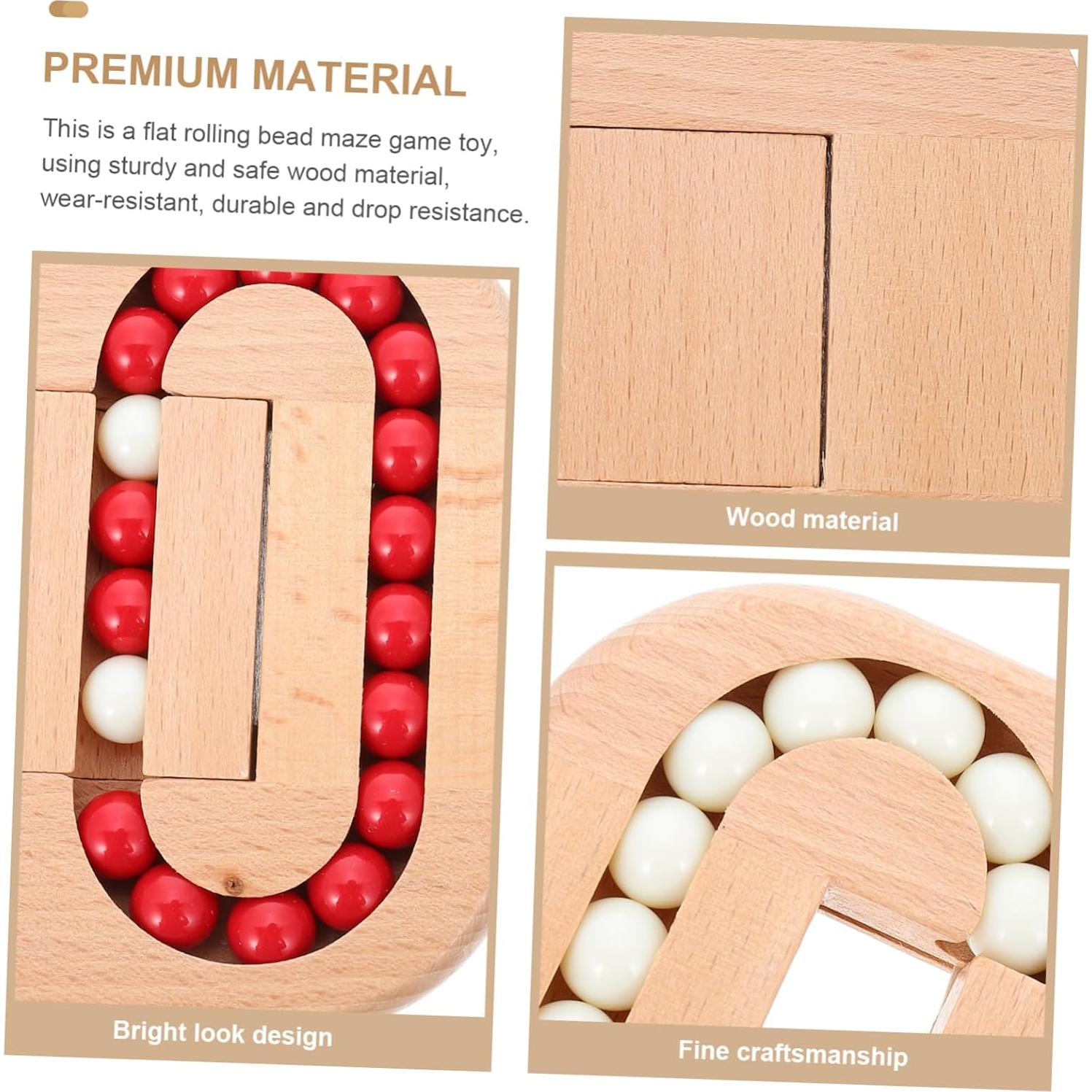 Cubo Giratorio de Madera Toyvian para Aliviar Estrés 33x29cm