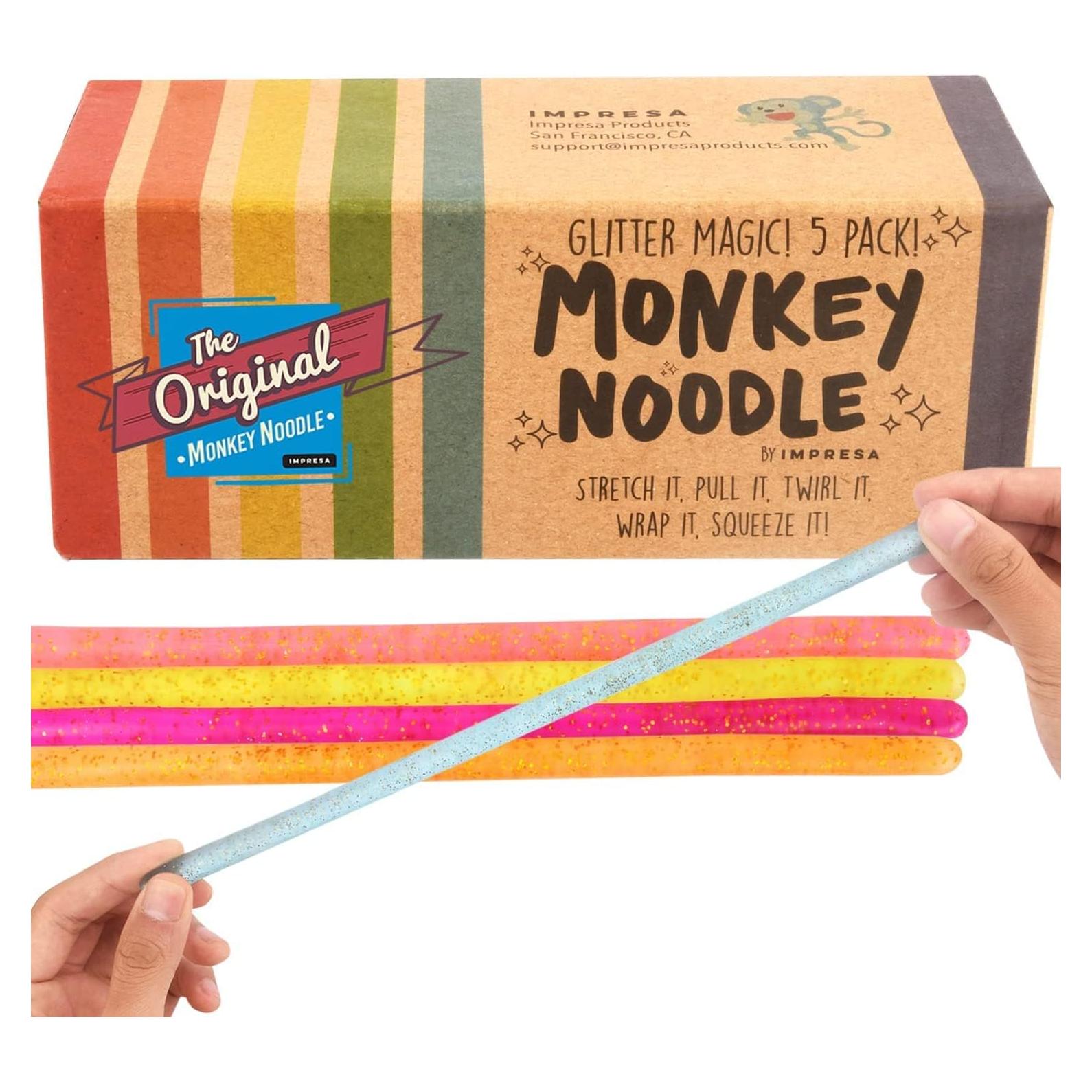 Cadenas Sensoriales Brillantes IMPRESA - Juguete Antiestrés Mediano