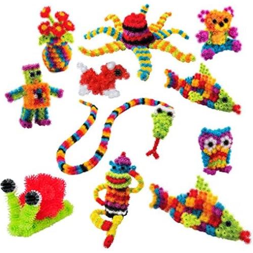 OMGOD 640 Piezas Bloques Adhesivos de Construcción Juguetes STEM