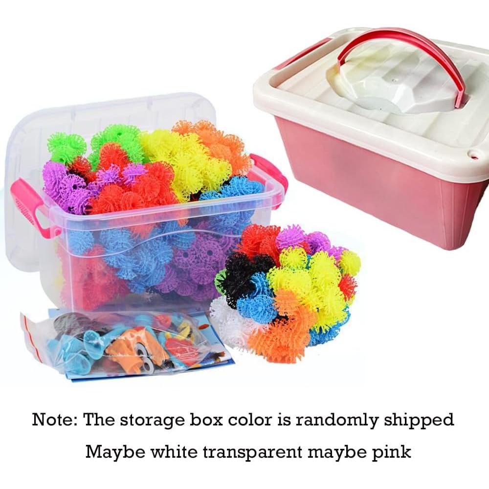 OMGOD 640 Piezas Bloques Adhesivos de Construcción Juguetes STEM