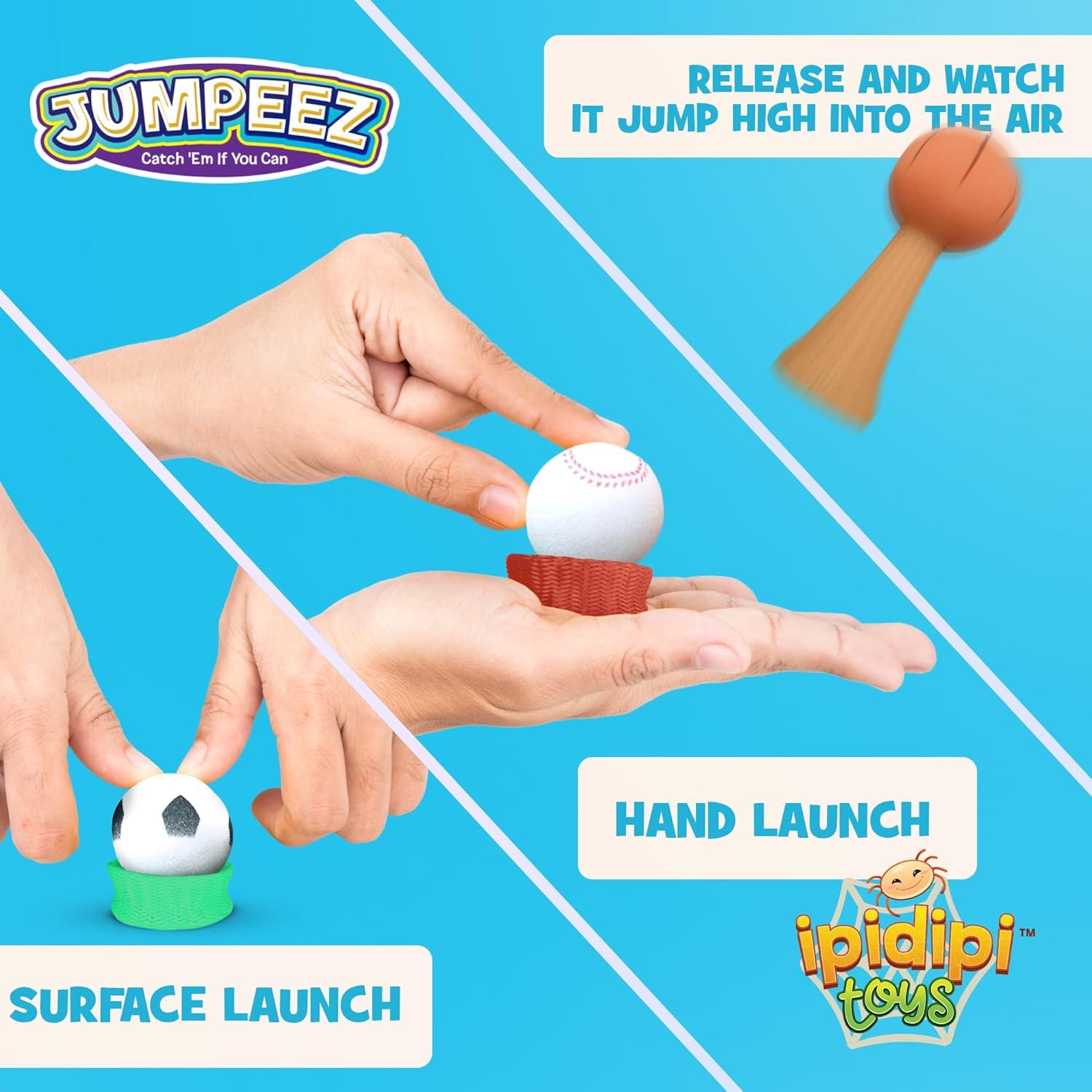 Lanzadores de Cohetes Jumpeez Sports - Paquete de 24 Juguetes